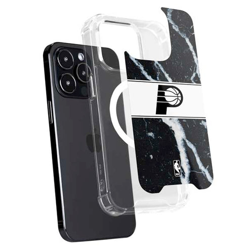 NBA Indiana Pacers Marble iPhone 15 Pro MagSafe Case